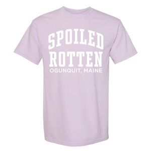Spoiled Rotten Orchid Short Sleeve Adult T-Shirt Ogunquit Maine Size 2XL NWT